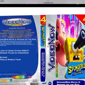 SpongeBob movie sponge on the run Videonow color